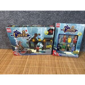 Block Tech Castle Quest Troll Fortress‎ 225pc & 8pc Figures Building Set Bundle